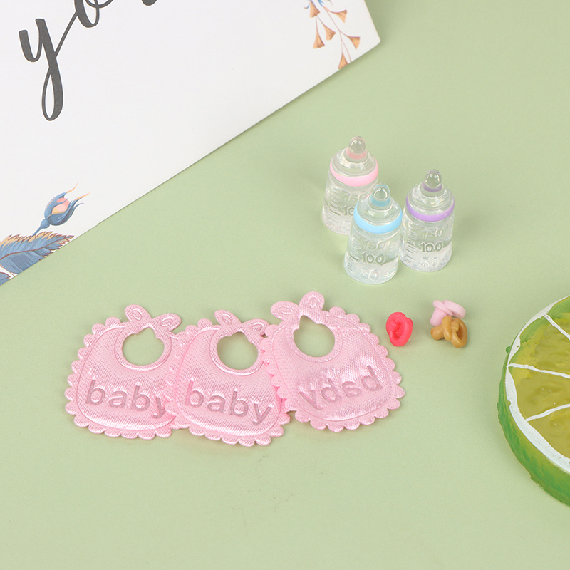 3PCS 1:12 Dolls House Miniatur - đánh giá và giá Baby Nursery Kit