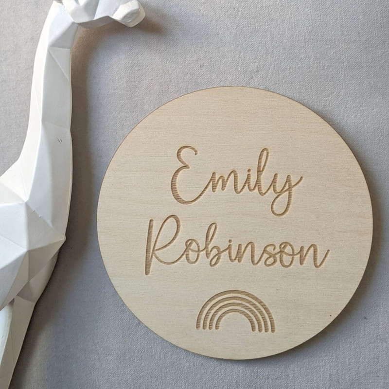 Engraved wood Nursery name sig - đánh giá và giá Baby Nursery Keepsake