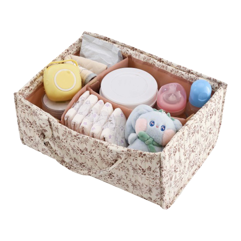 Floral Nursery Storage Basket  - đánh giá và giá Baby Nursery Must Haves