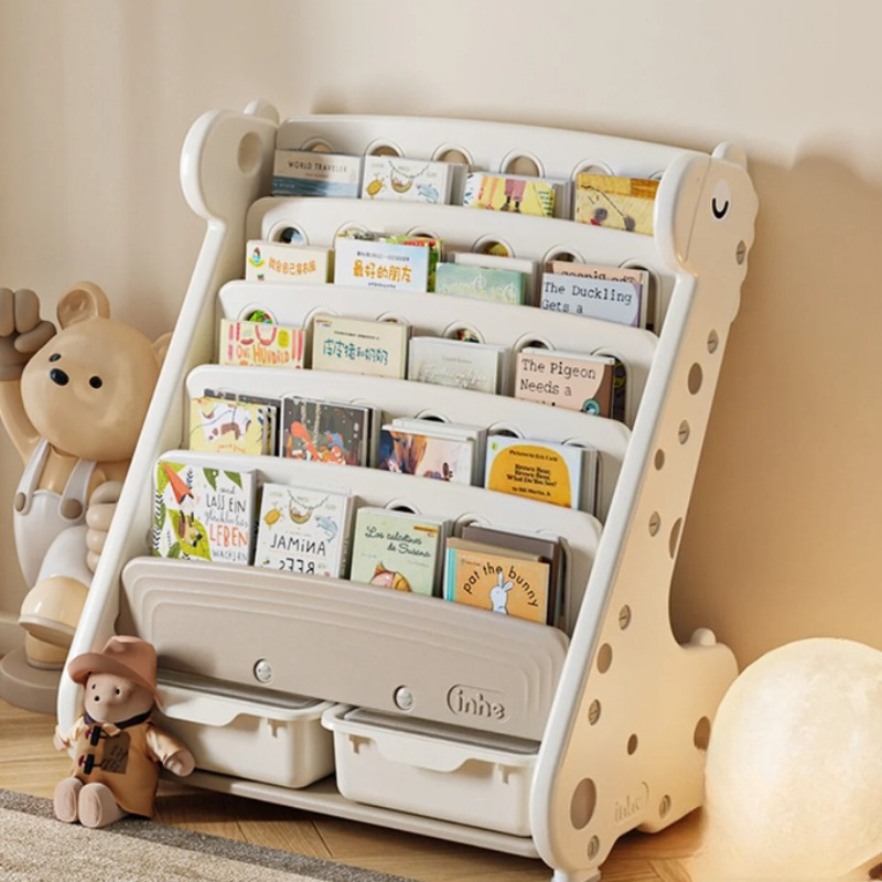 Kids Plastic Bookshelf with To - đánh giá và giá Baby Nursery Bookshelf