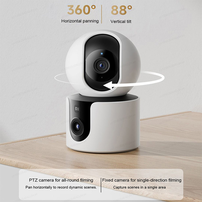 XIAOMI Smart Camera C300 Dual  - đánh giá và giá Baby Monitor Split Screen