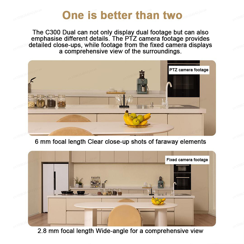 XIAOMI Smart Camera C300 Dual  - đánh giá và giá Baby Monitor Split Screen