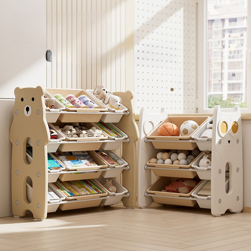 Floor-standing Kids Toy Organi - đánh giá và giá Baby Nursery Bookshelf