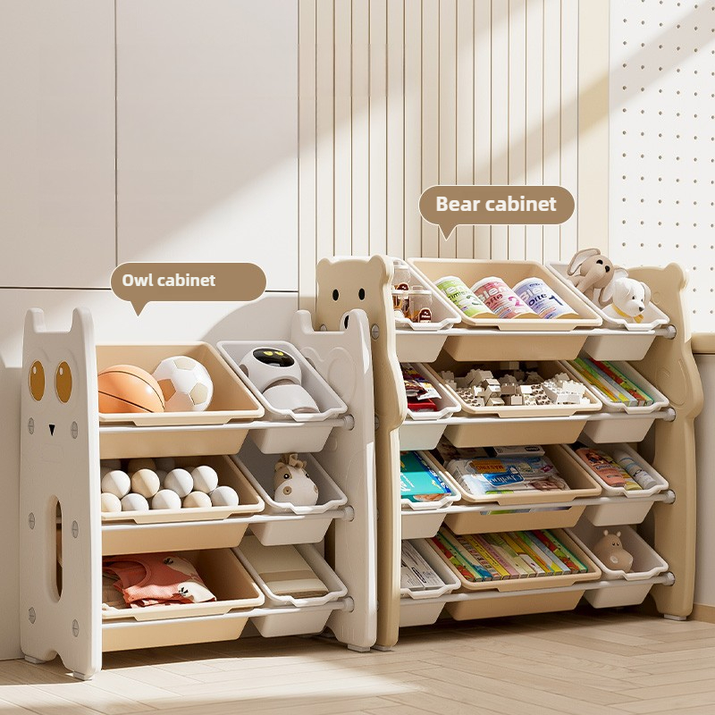 Floor-standing Kids Toy Organi - đánh giá và giá Baby Nursery Bookshelf