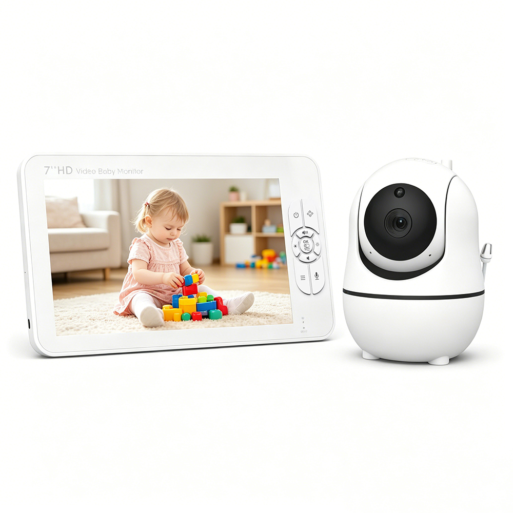 7 Inch Split-Screen Baby Monit - đánh giá và giá Baby Monitor Split Screen