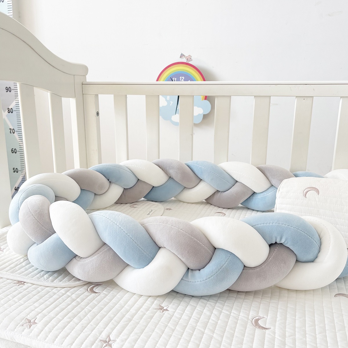 1M/2M/3M/4M Baby Braid Bumper  - đánh giá và giá Baby Nursery Sale