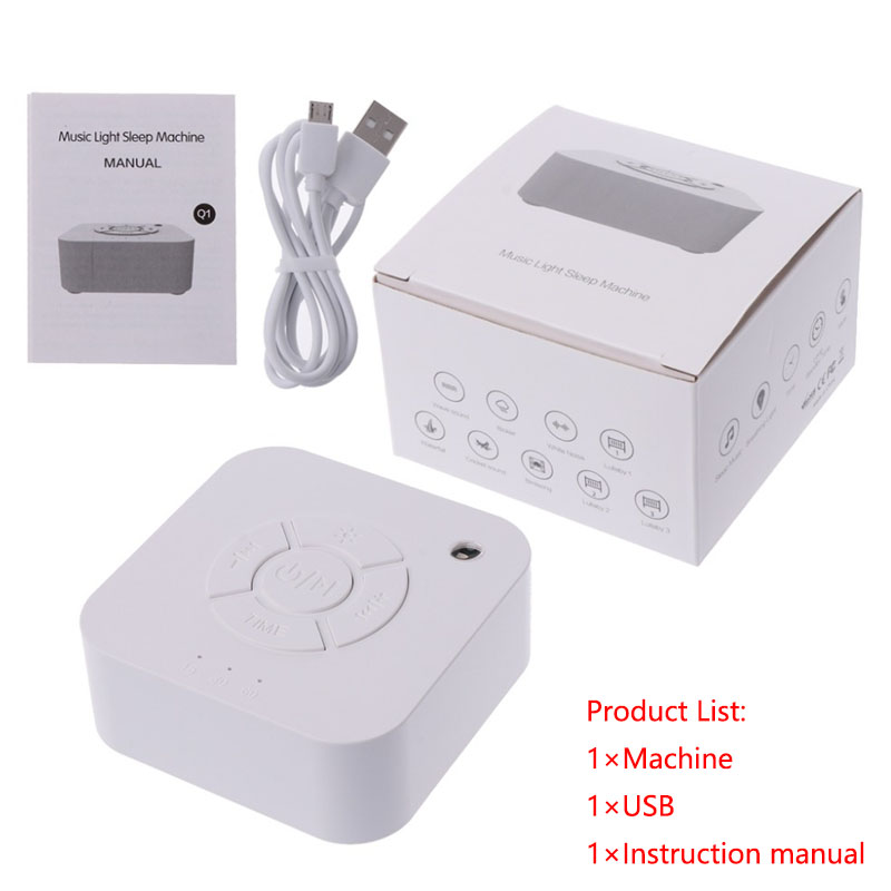 White Noise Machine USB Rechar - đánh giá và giá Baby Sound Machine White