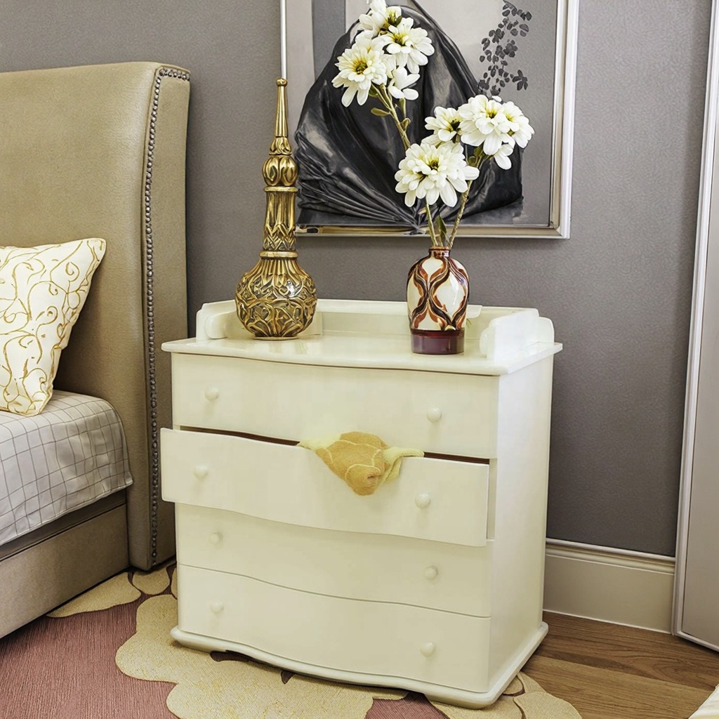 Modern Minimalist Solid Wood M - đánh giá và giá Baby Nursery Dresser
