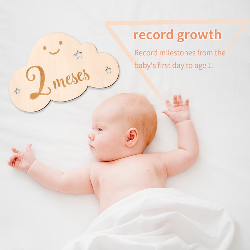 Spanish Alphabet Baby  Wooden  - đánh giá và giá Milestone Card Set