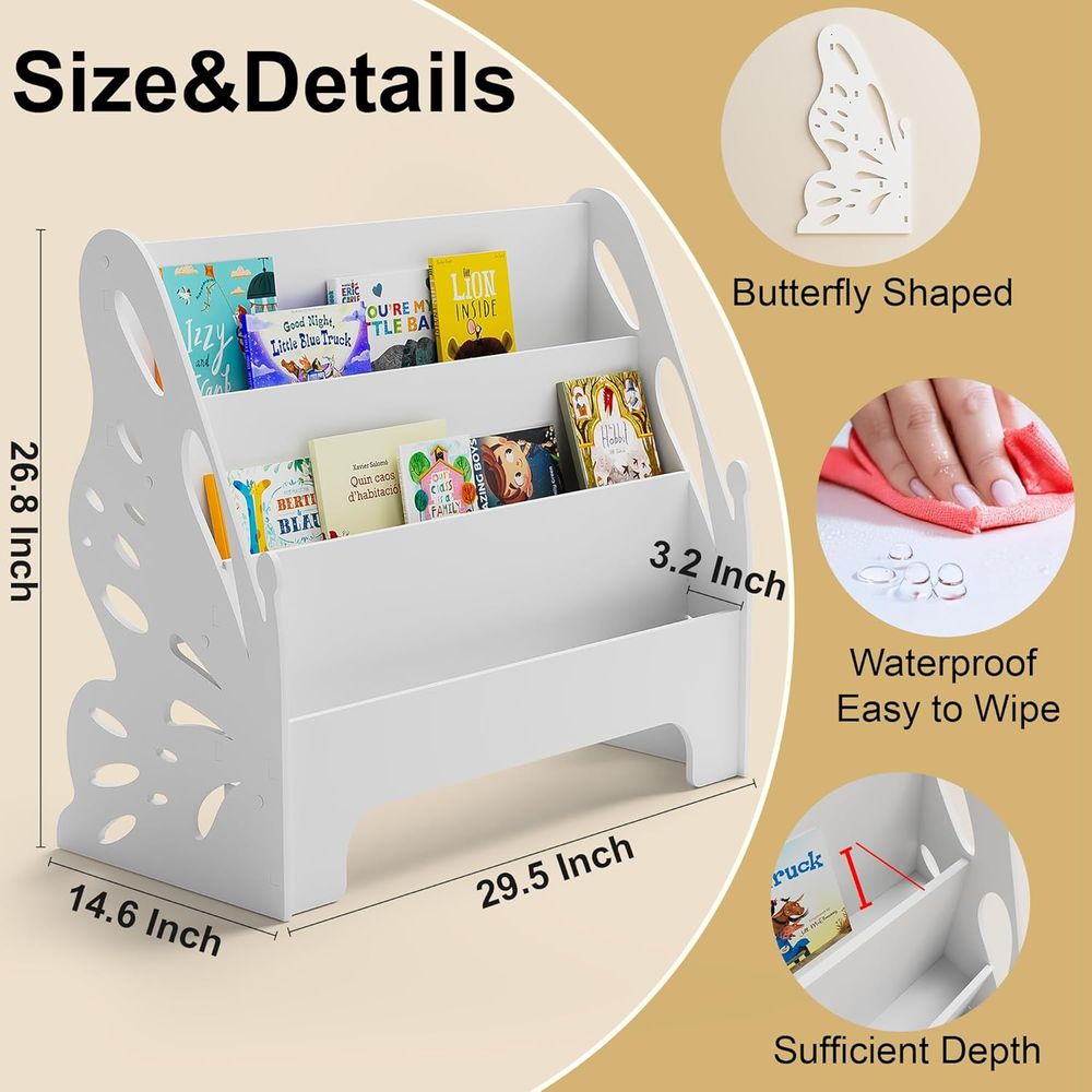 3 Tier Kids Bookshel - Nursery - đánh giá và giá Baby Nursery Organizer