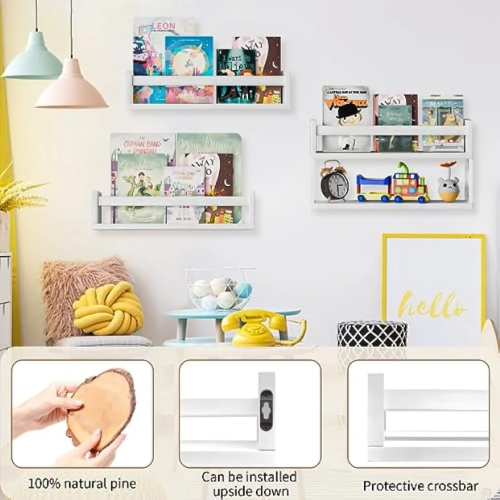 QimCoor Nursery Book Shelves S - đánh giá và giá Baby Nursery Bookshelf