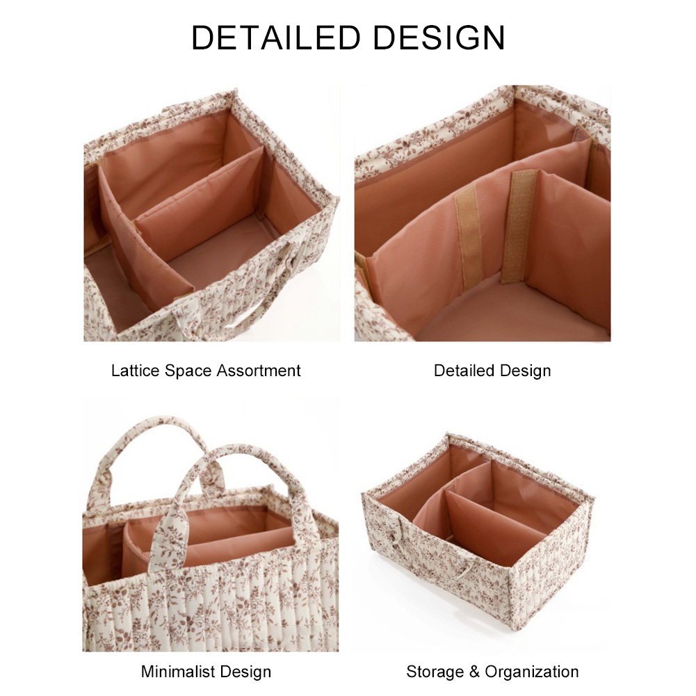 Floral Nursery Storage Basket  - đánh giá và giá Baby Nursery Must Haves