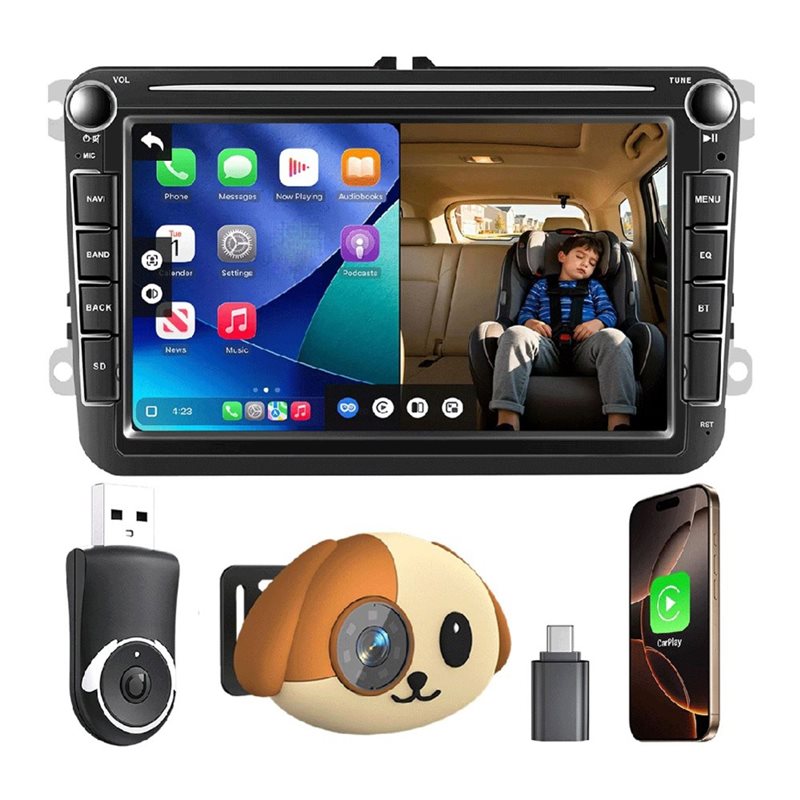 ABQB-Baby Car Camera 150° Wide - đánh giá và giá Baby Monitor Split Screen
