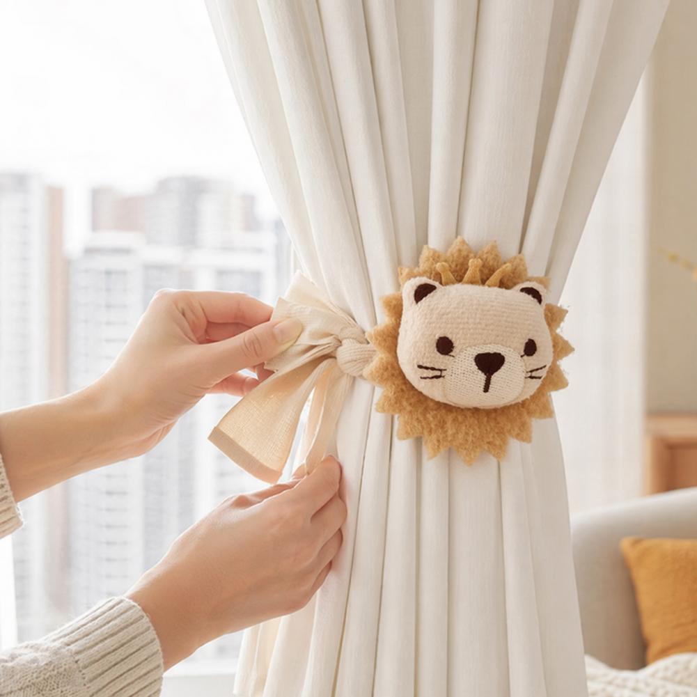 Plush Curtain Holder Lion Curt - đánh giá và giá Baby Nursery Fabric