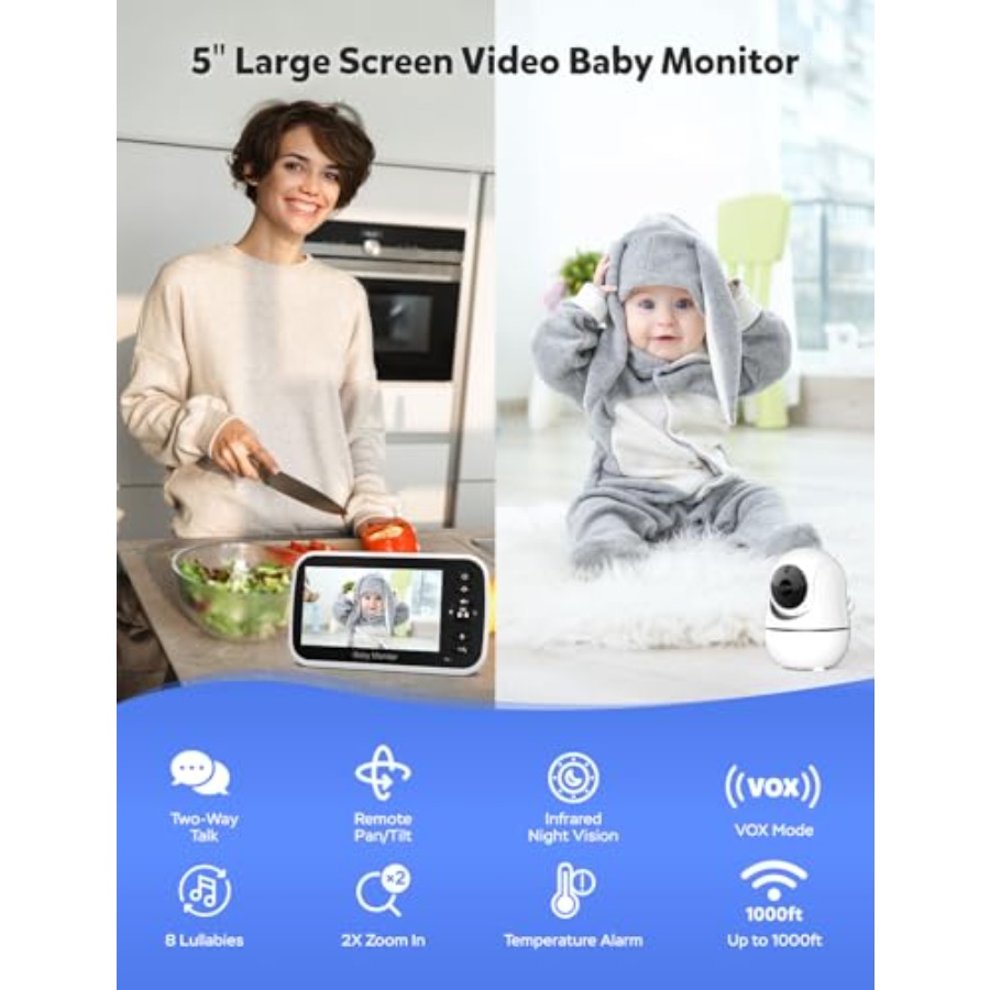 Baby monitor for nursery use,  - đánh giá và giá Baby Nursery Hours