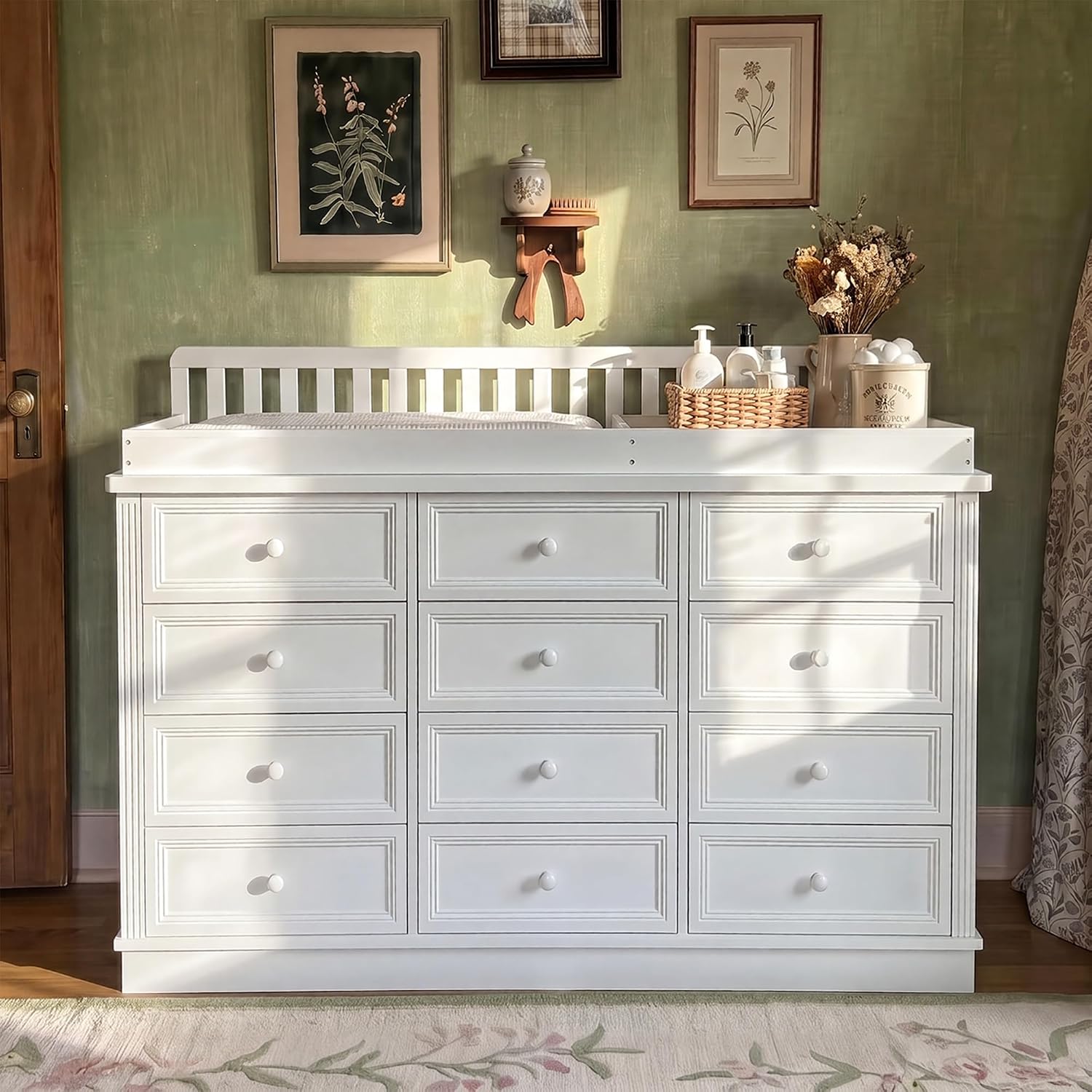 Baby Changing Table Dresser, 1 - đánh giá và giá Baby Nursery Dresser