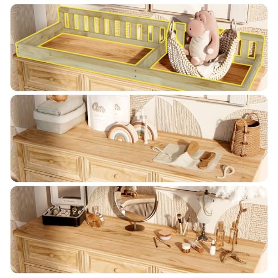 Baby Changing Table Dresser, 1 - đánh giá và giá Baby Nursery Dresser
