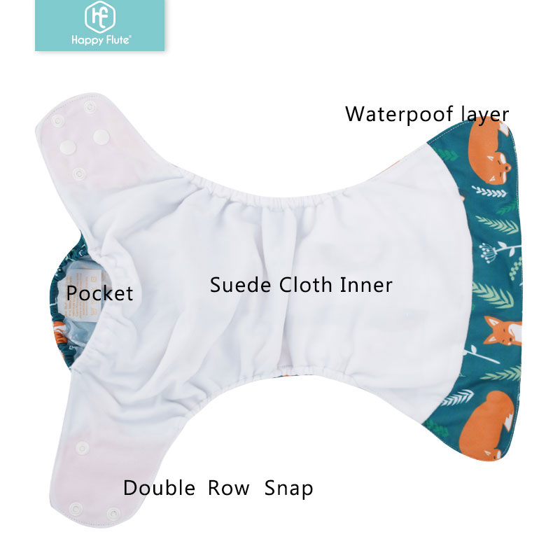 HappyFlute 8 diapers+8 Inserts - đánh giá và giá Diaper Pail Odor