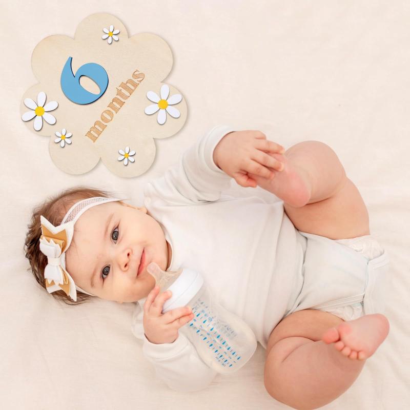 Wooden Baby Monthly Milestone  - đánh giá và giá Milestone Card Set