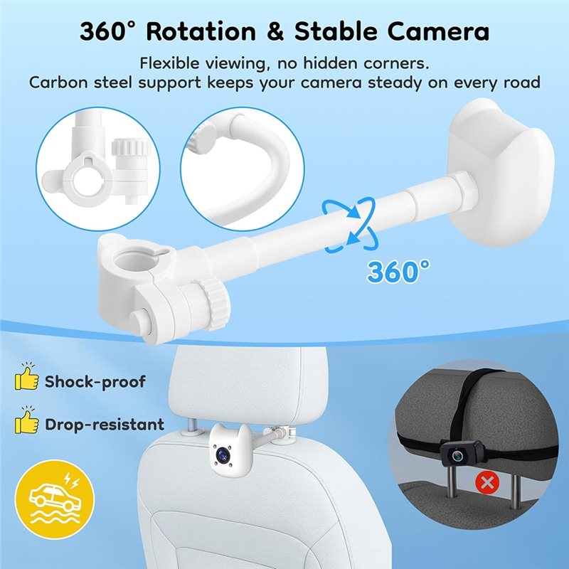 Strict For Carseat Compatible  - đánh giá và giá Baby Monitor Split Screen
