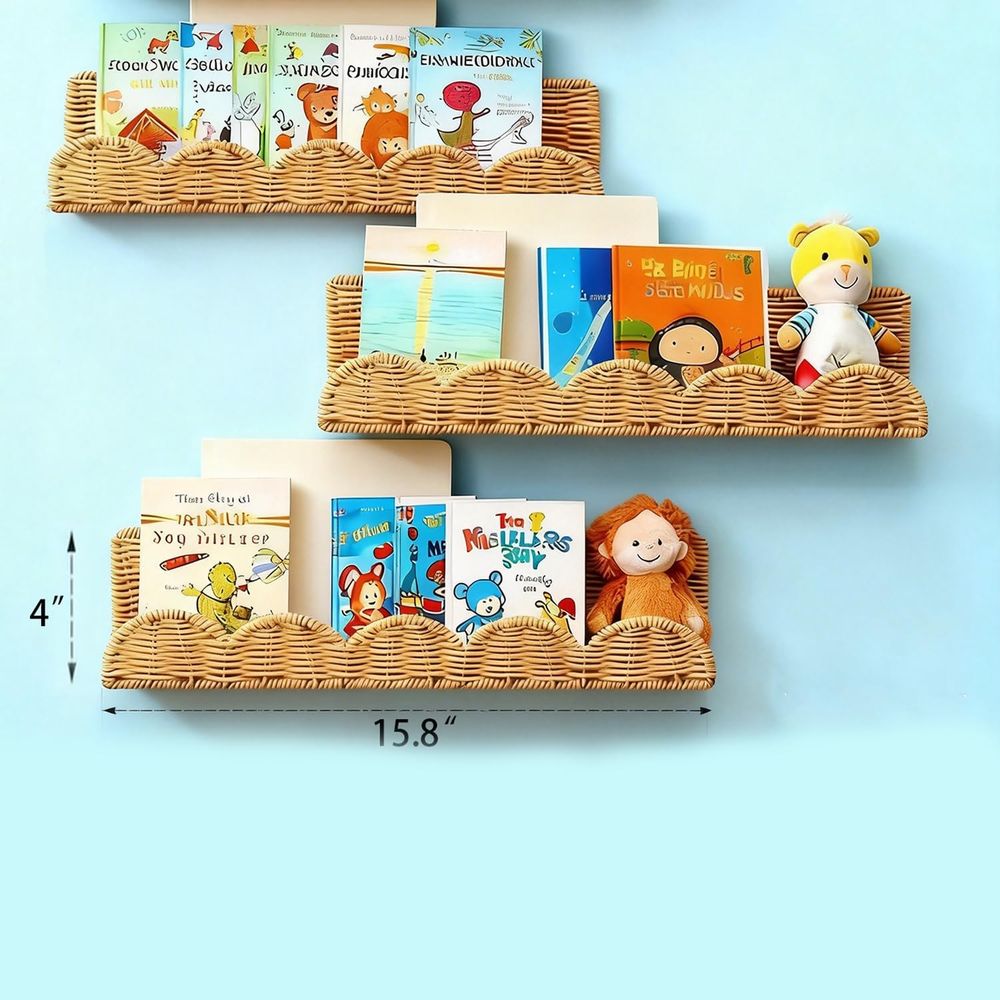3Set Nursery Book Shelves,l Na - đánh giá và giá Baby Nursery Bookshelf