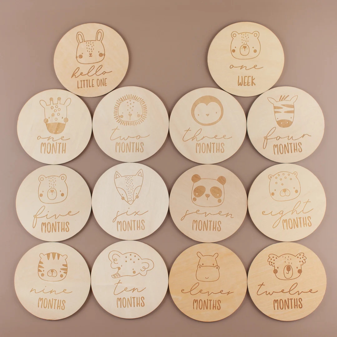 Baby Photography Props - Baby  - đánh giá và giá Milestone Card Set