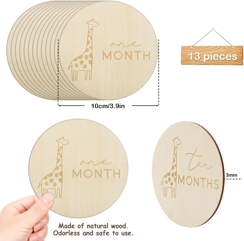 Baby Photography Props - Baby  - đánh giá và giá Milestone Card Set