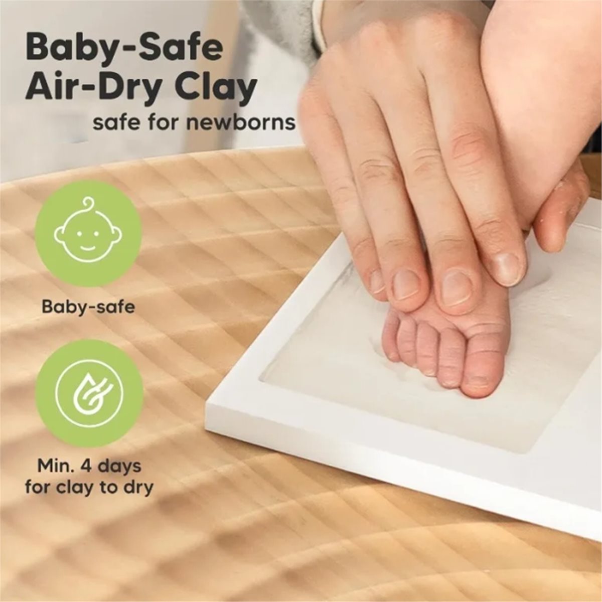 Y69A Baby Handprint & Footprin - đánh giá và giá Baby Nursery Kit