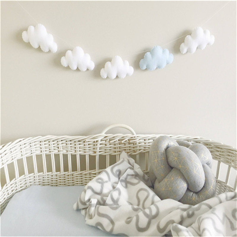 Nordic Felt Cloud Garlands Str - đánh giá và giá Baby Nursery Fabric