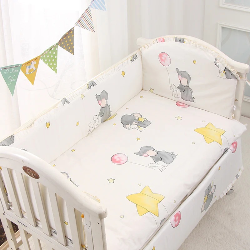 6Pcs Cotton Standard Size Crib - đánh giá và giá Baby Nursery Sale